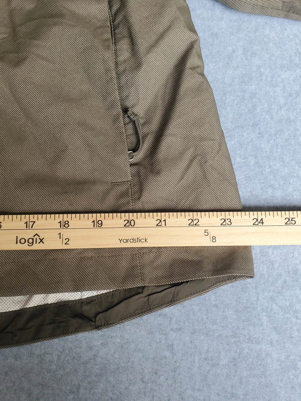 The North Face Womens Hooded Shell Jacket — Olive Brown